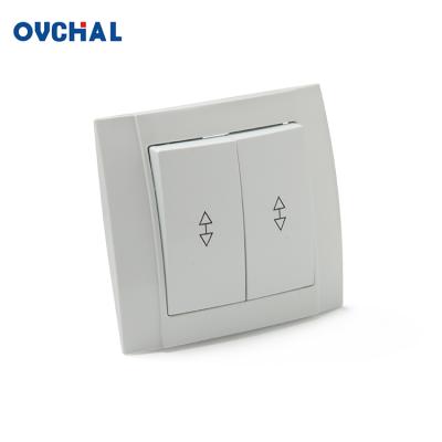 China Residential OUCHI High Quality Recessed Fireproof ABS Wall Low Light Switch for sale