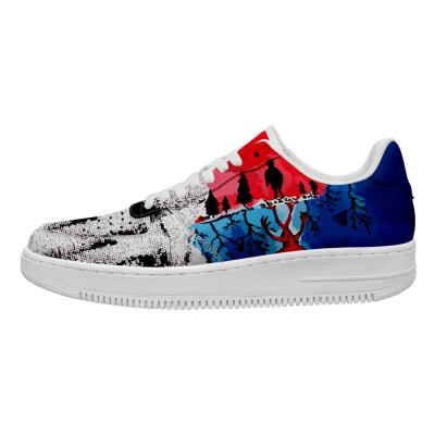 China 2021 Wholesale Fashion Sneakers Men's New Design Fashion Trend Sneakers AF1 Style Walking Shoes for sale