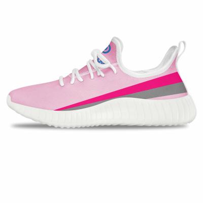 China Yeezy Fashion OEM New Style Custom Women's Casual Sports Running Shoes Black Color for sale