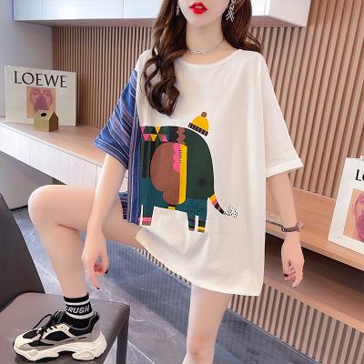 China Anti-wrinkle summer design cotton T-shirts women new women's O neck casual short sleeve women's T-shirt custom for sale