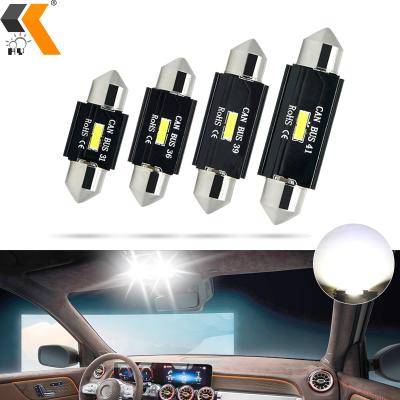 China SAINT Aluminum 31mm 36mm 39mm 41mm Auto Lighting System White Canbus 12v-24V Car Led Festoon Bulbs Dome Auto Car Interior Bulb 12V for sale