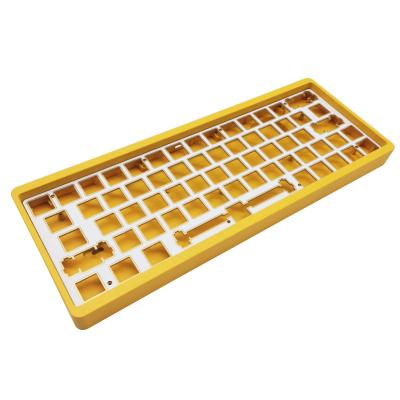 China Custom CNC 6061 Aluminum 6063 Aluminum Case Anodized Finish Bottom Bottom CNC Mechanical Keyboard 6063 Mechanical Keyboard Top Plate for sale