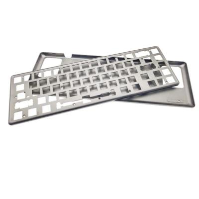 China Custom Aluminum CNC Milled Aluminum Machining Weight Enclosure Keyboard Board Mechanical Enclosure Top Bottom for sale