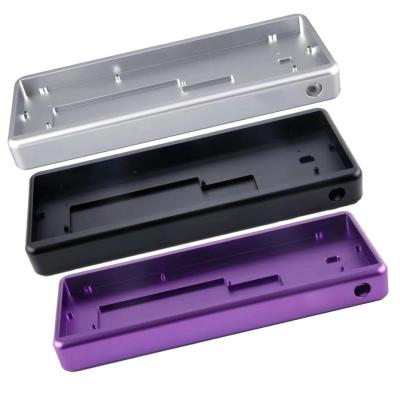 China High Precision CNC Aluminum Customized Aluminum Milling Parts For Computer Accessories Custom Multicolor Anodizing Aluminum Keyboard for sale