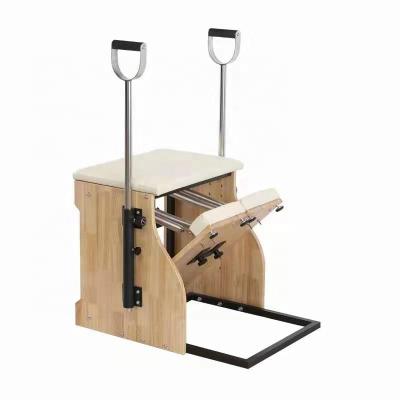 China Factory Price Eco-friendly Pilates Reformer Equipment Wunda Wooden Yoga Wunda Pilates Combo Chair for sale