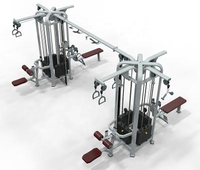 China Multipurpose Commercial Multi Station 8 Station Multi Station Gym Sporting Goods for sale