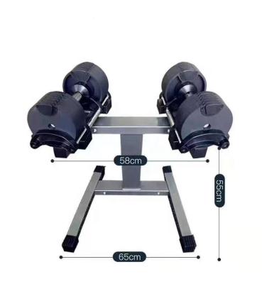 China Eco-friendly new design cheap dumbbell adjust fitness 24kg weight lifting adjustable free weight dumbbell set for sale