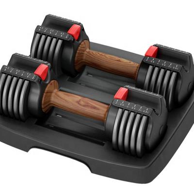 China Wholesale Dumbbell Eco-friendly Adjustable Home Adjustable Hex Training Equipment Power Gym Women Rubber Dumbbell Set for sale