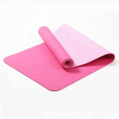 China Home Custom Gym Equipment 6mm Yoga Fitness Equipment APP Exercise Tape Eco-Friendly Yoga Mats for sale