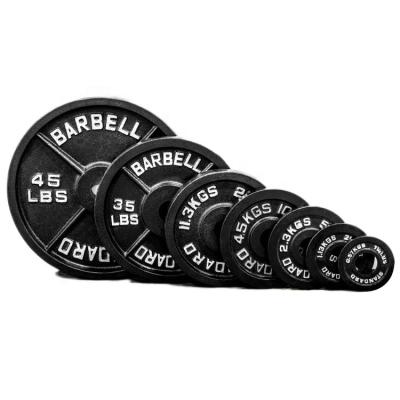 China Commercial Use Weightlifting Weight Disc Cheap Weight Pound Fitness Accessory Cast Iron Weight Plate for sale