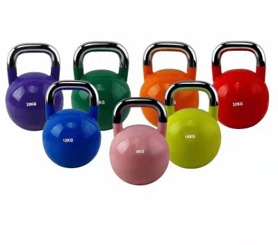 China Portable Solid Cast Kettlebell Weighs Competition Kettlebell For Workout And Strength Training for sale