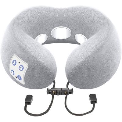 China OEM factory wholesale cheap neck travel mini relax shiatsu u shape neck massager pillow with heater for sale