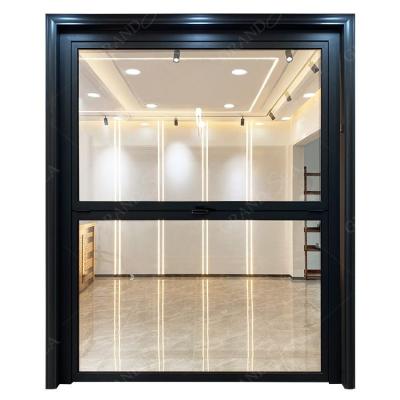 China Grandsea Factory Wholesale Folding Fold Up Aluminum Folding Glass Windows Folding Glass Window for sale