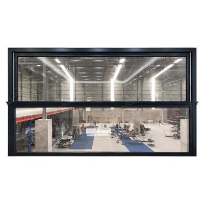 China Auto Grandsea Customized Auto Top Hung Window Electric Double Glazed Hung Aluminum Windows for sale