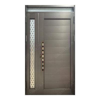 China Grandsea Stainless Steel Push and Pull Door Stainless Steel Main Door Waterproof Top Single Steel Door for sale