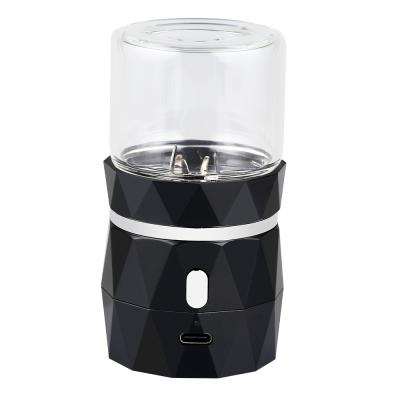 China PC+Steel 2021 Wholesale New Arrivals Unique Shaped Sharp Teeth Electric Herb Grinders for sale