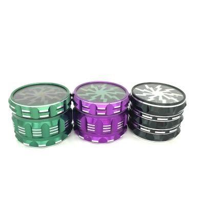 China New Wholesale Sharp Aluminum Herb Grinder High Quality Aluminum Herb Grinder 63mm Aluminum Alloy Tobacco Grinder for sale