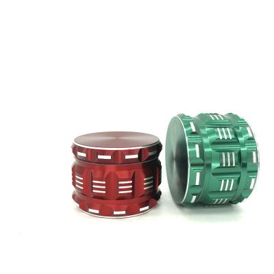 China New Wholesale Tobacco Aluminum Herb Grinder Removable Manual Aluminum Herb Grinder from Herb Grinder Spice Aluminum Alloy for sale