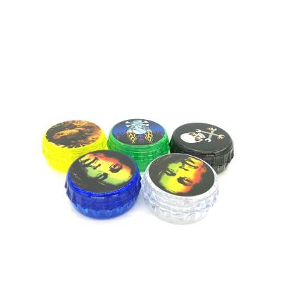 China New Design Logo Herb Grinder Sticker Manufacturer Plastic Custom Made Stylish Wholesale Herb Grinder Safety 2021 for sale