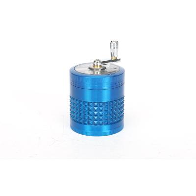 China Zinc 2021 New Design High Quality Metal Zinc Herb Grinder Portable Herb Grinder Manual Tobacco Herb Grinder for sale