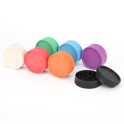 China 2 Layers Biodegradable Herb Grinder With Grinder Teeth Ready To Ship New Christmas Color Series Eco Biodegradable Herb Grinder 50mm Pink Custom Design Herb Grinder Accessories for sale