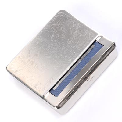 China Personal Use Cigarette Injector Smoke Cotainer 3D Model Metal Rolling Machine Tobacco Rolling Cigarette Holder 70mm Manual Tobacco Cigarette Rolling Machine For Smoking for sale