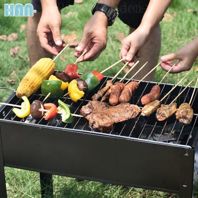 China Adjustable Height Assembled Large Outdoor Garden Heavy Duty Charcoal Barbecue Grills for sale