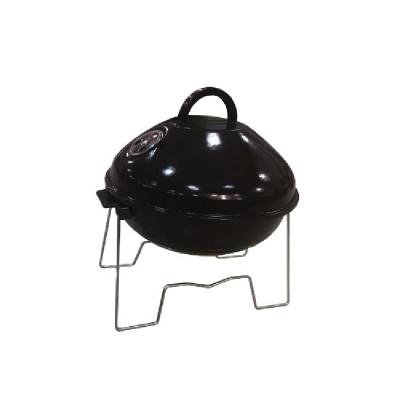 China Easily Assembled Mini Barbecue Grill Black Round Ball BBQ Grill Portable BBQ Grills Used For Small Picnics for sale