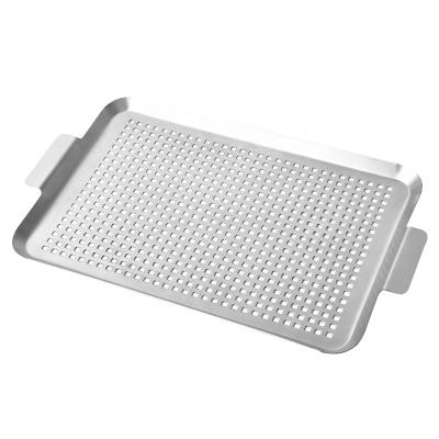 China 2021 Hot Sale Easily Cleaned BBQ Grill Pan Grill Basket Kitchen Roasting BBQ Grill for sale