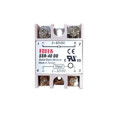 China Small Solid State Relay DC24V 220V Miniature DC Control SSR-40DA SSR-40AA SSR-40VA SSR-40DD 40A AC Solid State Relay for sale