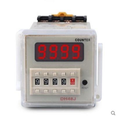 China DH48J Sealed Preset Digital Display Meter Delayer Time Relay AC220V DC24V 12V Around 8-Pin for sale