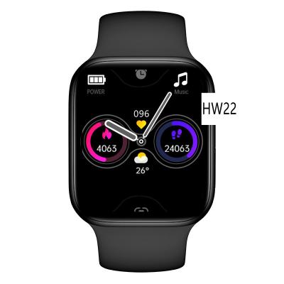 China Wifi Heart Rate Monitor Smartwatch Hw 22 Reloj 2021 Smart Watch Hw22 Seri 6 Fitness Traker Smart Wristbands For Women Men for sale