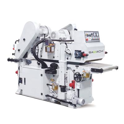 China Heavy Duty Solid Wood Woodworking Furniture SAMACH Double Side Wood Planer Machine for sale