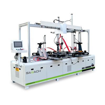 China HF SAMACH Automatic Woodworking Door Cover Machine Universal Wood Frame Joining Machine for sale