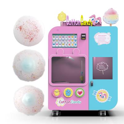 China Customization Accepted Multi Language Small Size Cotton Candy Machine Highly Interactive Cheap Commercial For Sale for sale