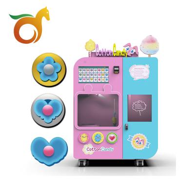 China Customization Accepted Multiple Color Cotton Candy Clean High Efficiency Surface Work Newly Developed Automatic Machine for sale