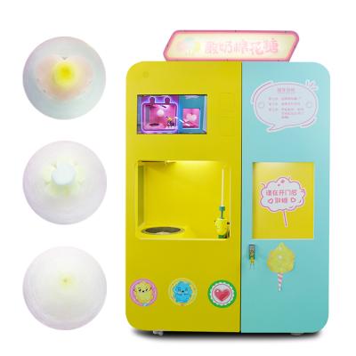 China Customization accepted fast pink fairy silk machine high production capacity commercial use cotton candy manufacturer for sale