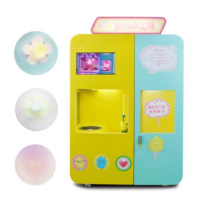 China Customization Accepted Multiple Color Outdoor Work Cotton Pink Mini Candy Floss Machine For Hot Sales for sale