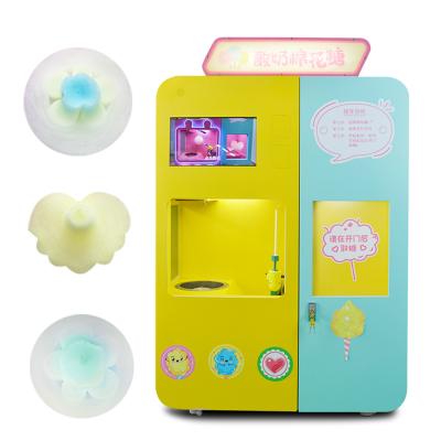 China Long Range Customization Accepted Check 12 Like Popular DIY Cotton Candy Vending Machine For Shoppingmall for sale