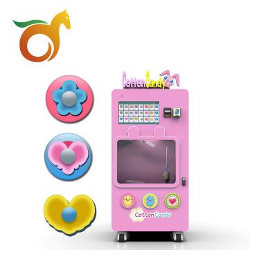 China Operation Customization Accepted Unmanned Highly Interactive Purchase Vending Cotton Candy Maker Machine for sale