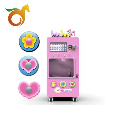 China Customization Accepted Highly Interactive Unmanned Inexpensive Cheap Operation Silk Cotton Candy Machine for sale