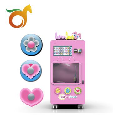 China Customization Accepted Small Size Highly Interactive Automatic Production Candy Cotton Machine For Sale for sale