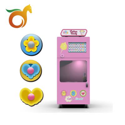 China Customization Accepted High Durability Wifi Highly Interactive Inexpensive Cotton Candy Selling Making Machine for sale