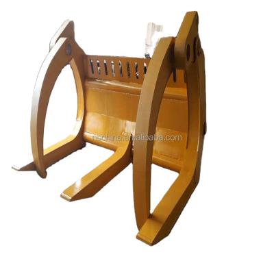 China ZL50 High Quality 2+3 Type Steel Wheel Loader Log Hydraulic Wheel Loader Q345C Steel Wood Grapple for sale