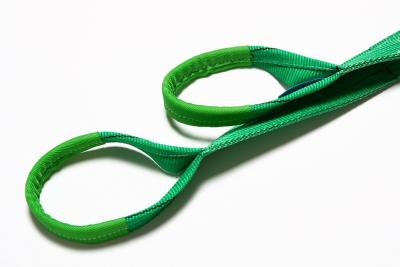 China EN 1492-1 Green Lifting Straps for sale