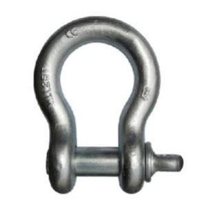 China 1,25 Duim ZAL 12 Ton Brede Lichaamssluitingen, Veiligheid Pin Bow Shackle Te koop