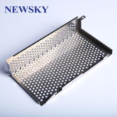 China Beryllium Copper Factory Iso9001 Customized Fabricating Mesh Plate Perforated Sheet Metal Metal Stamping Part for sale