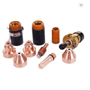 China Plasma copper consumables 220842 electrodes for nozzle hypertherm PMX45XP/65/85/105 for sale