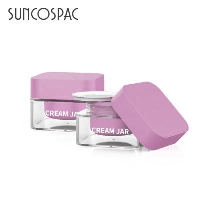 China Hot Sale Cosmetic Transparent Empty Airless Cream Jar For Cream 30g Acrylic Cosmetic Jar for sale