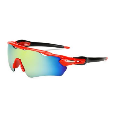 China Wholesale fashion new environmental protection factory fashion sports new sports colored glass personality sunglasses working recycling glasses for sale